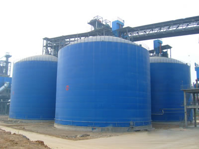 英山水泥钢板库改造